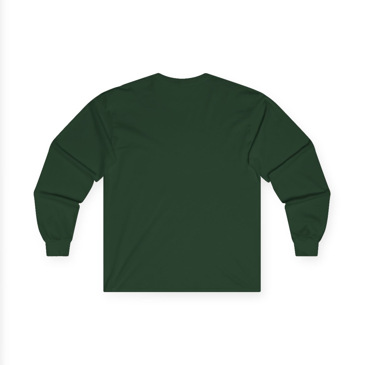 Wolf Moon Long Sleeve Tee — Realistic Wolf Night Graphic