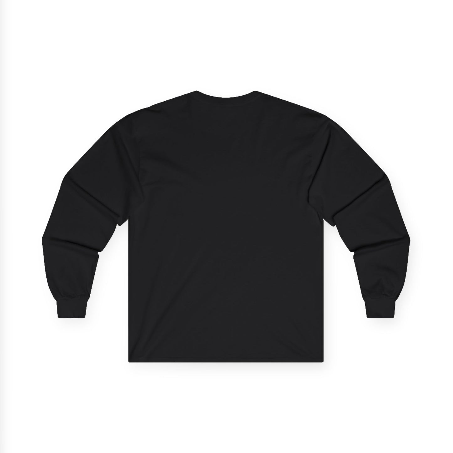 Black Wolf Head Long Sleeve Tee — Fierce Wildlife Graphic Shirt