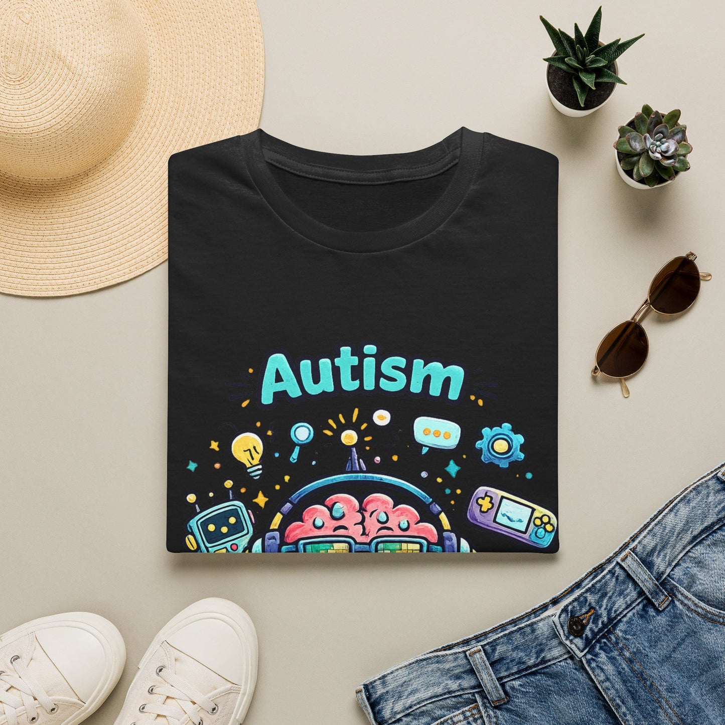 Autism 'Different Operating System' T-Shirt — Cute Brain Tech Design