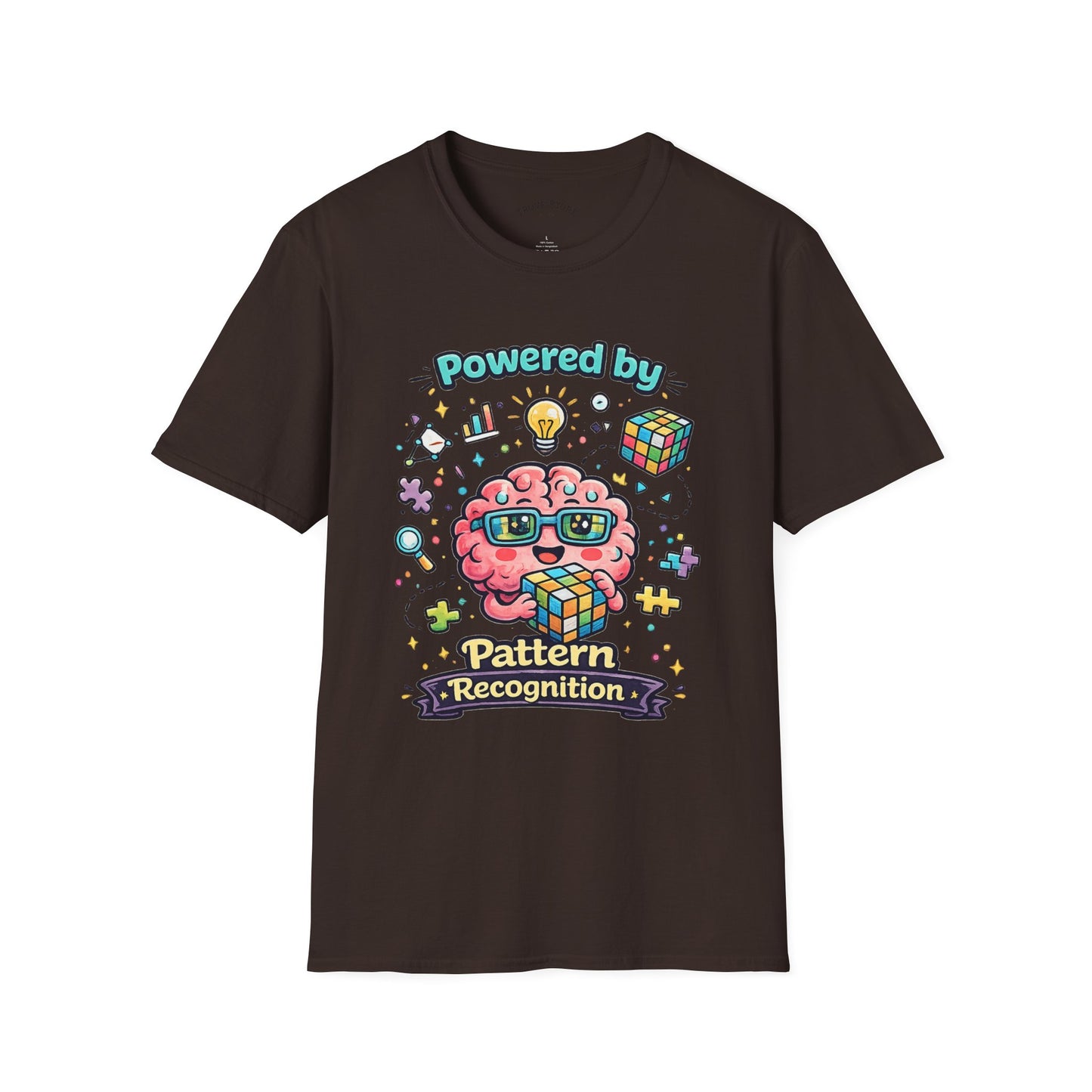 Pattern Recognition T-Shirt — "Autism Awareness" Brain Graphic Tee