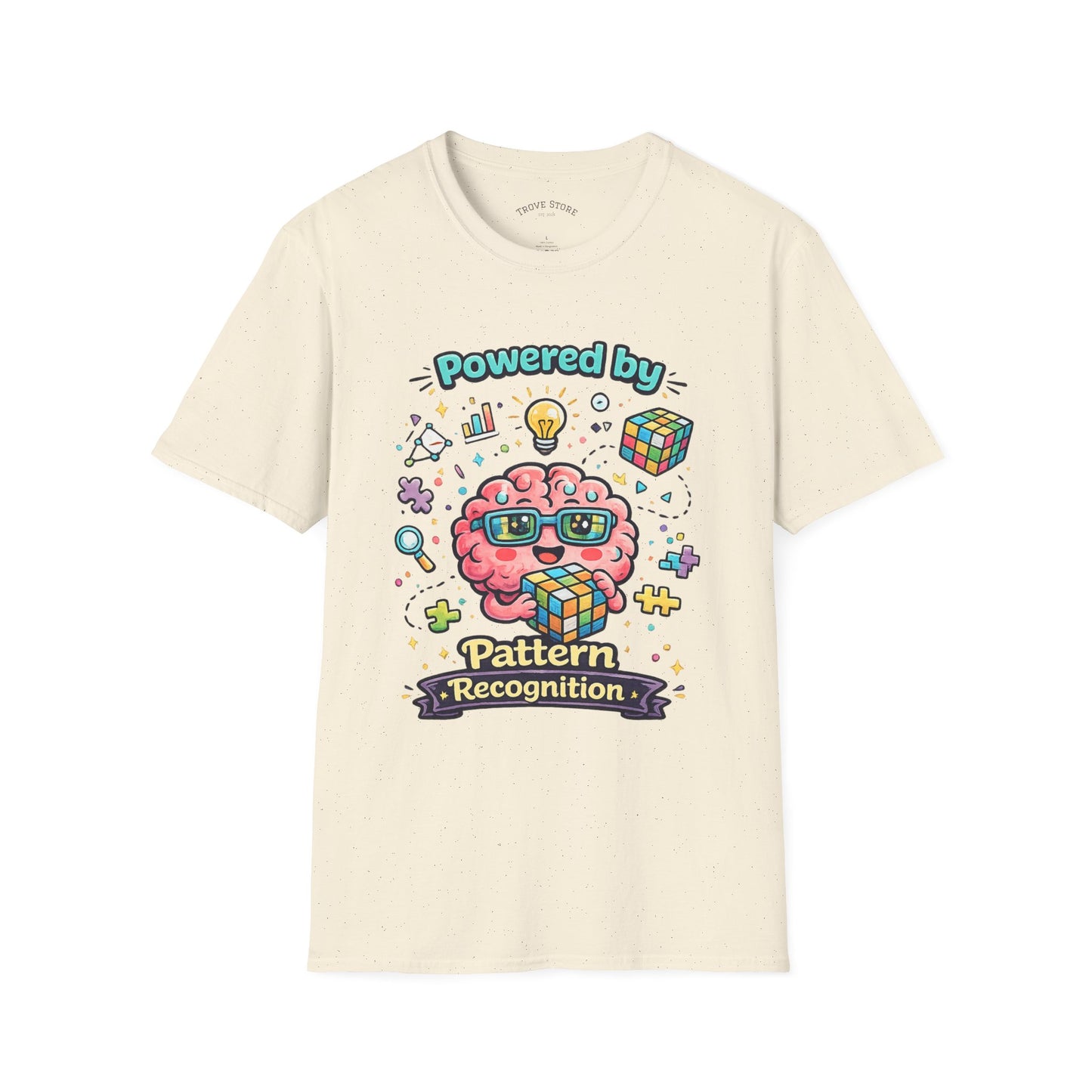 Pattern Recognition T-Shirt — "Autism Awareness" Brain Graphic Tee