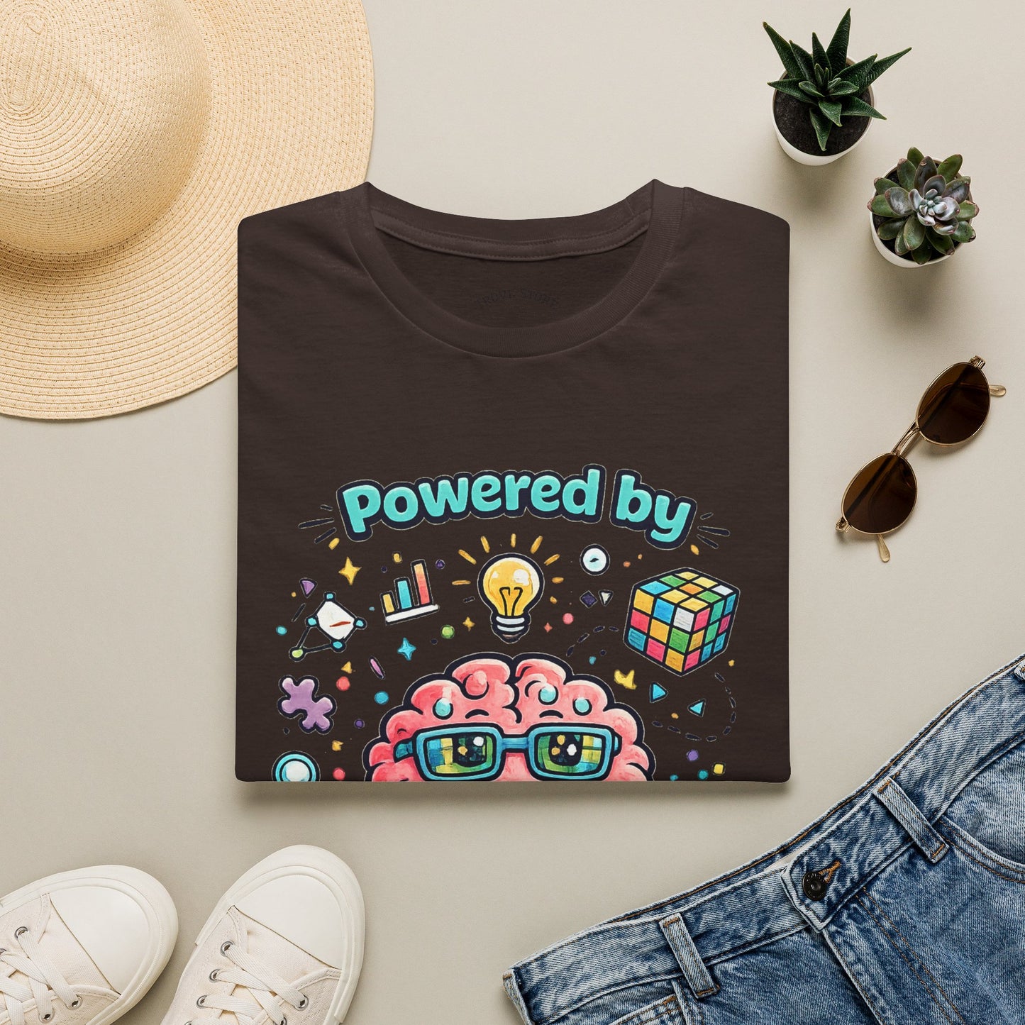 Pattern Recognition T-Shirt — "Autism Awareness" Brain Graphic Tee