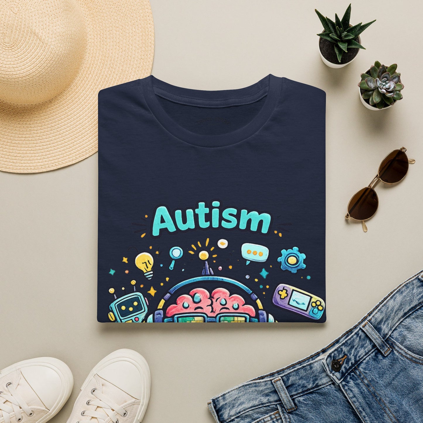 Autism 'Different Operating System' T-Shirt — Cute Brain Tech Design