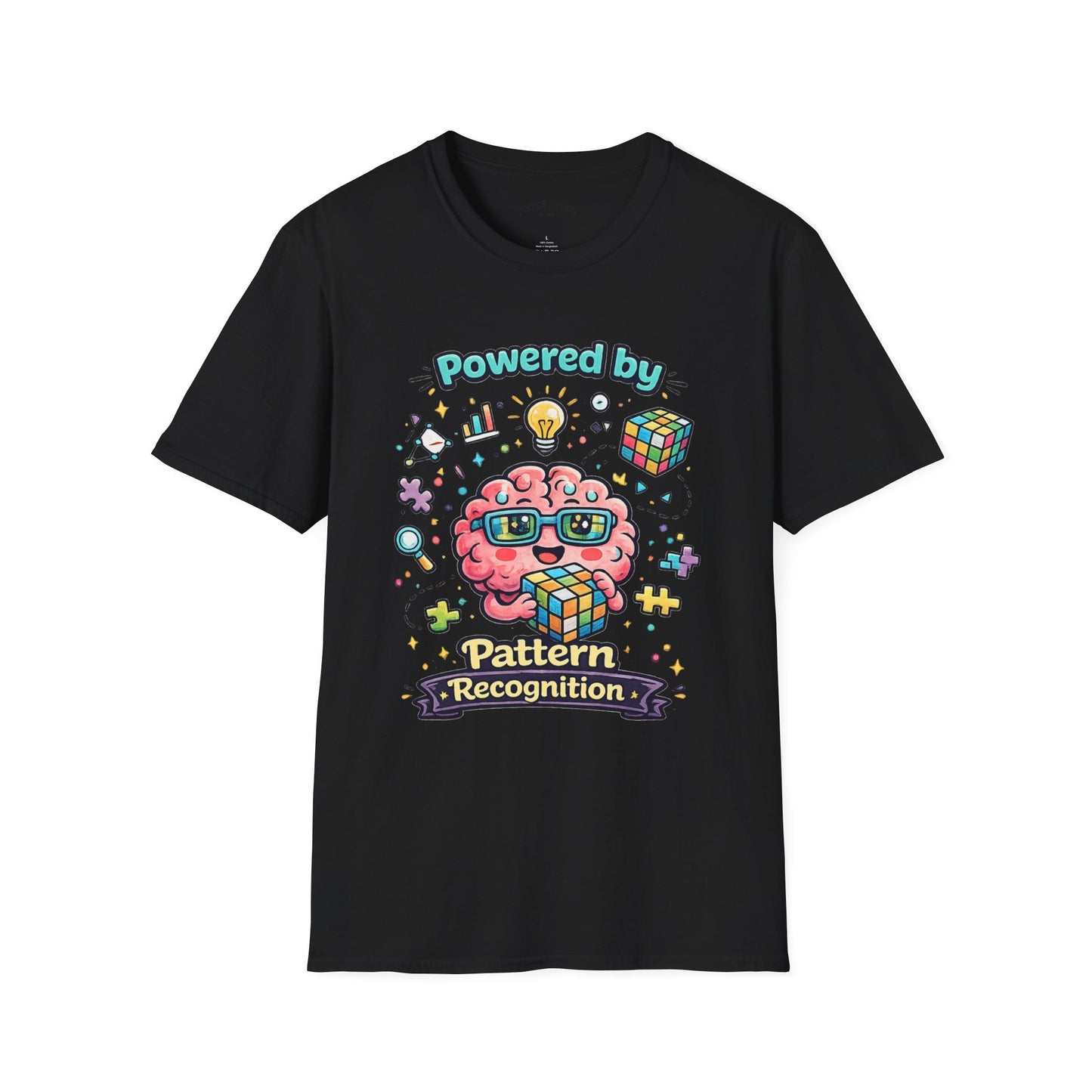 Pattern Recognition T-Shirt — "Autism Awareness" Brain Graphic Tee