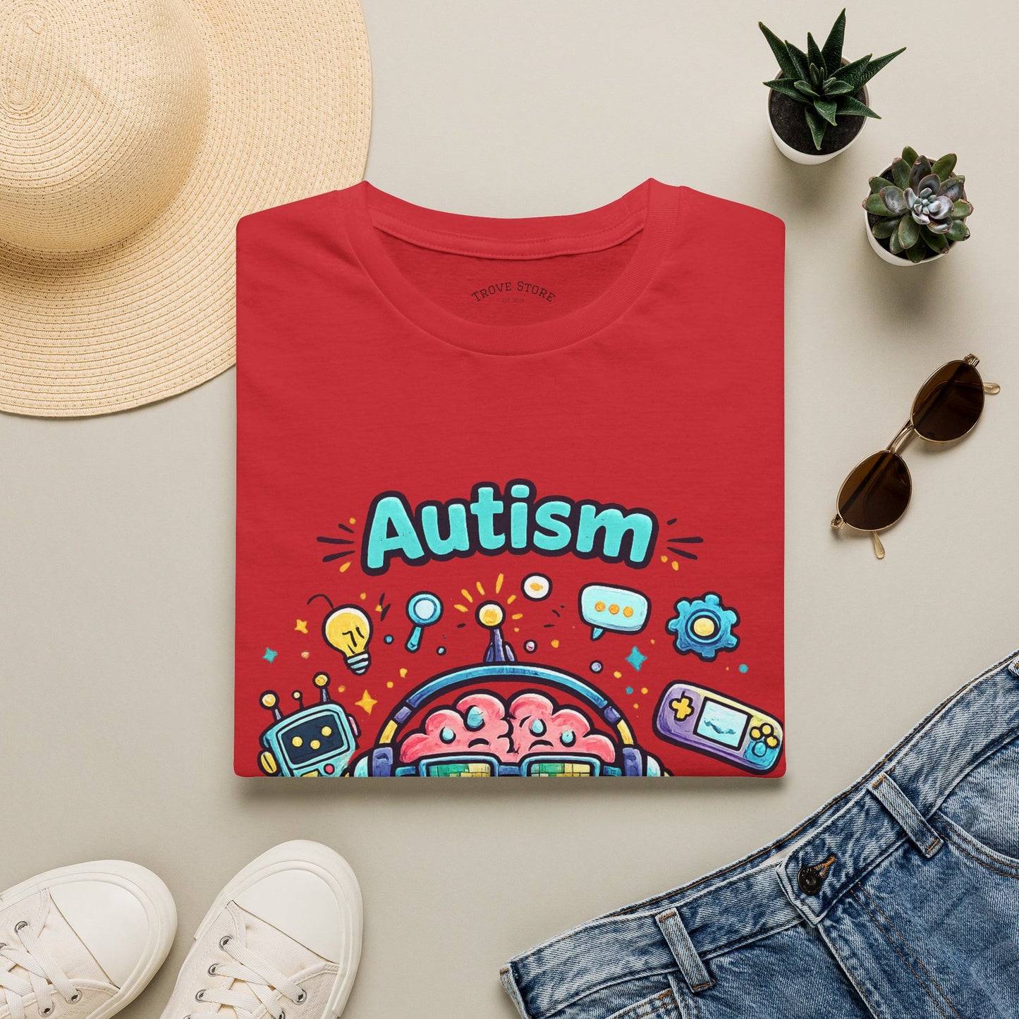 Autism 'Different Operating System' T-Shirt — Cute Brain Tech Design