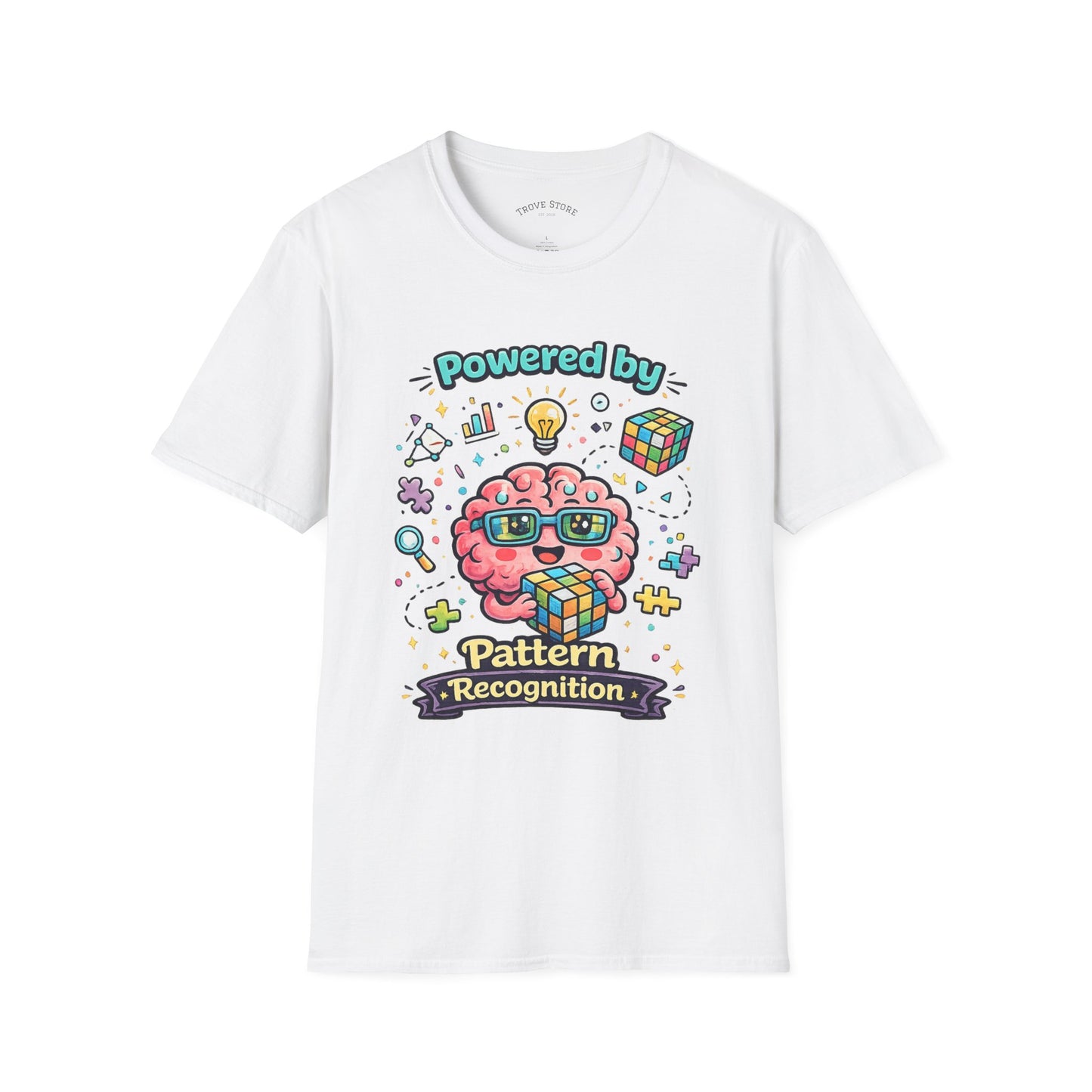 Pattern Recognition T-Shirt — "Autism Awareness" Brain Graphic Tee