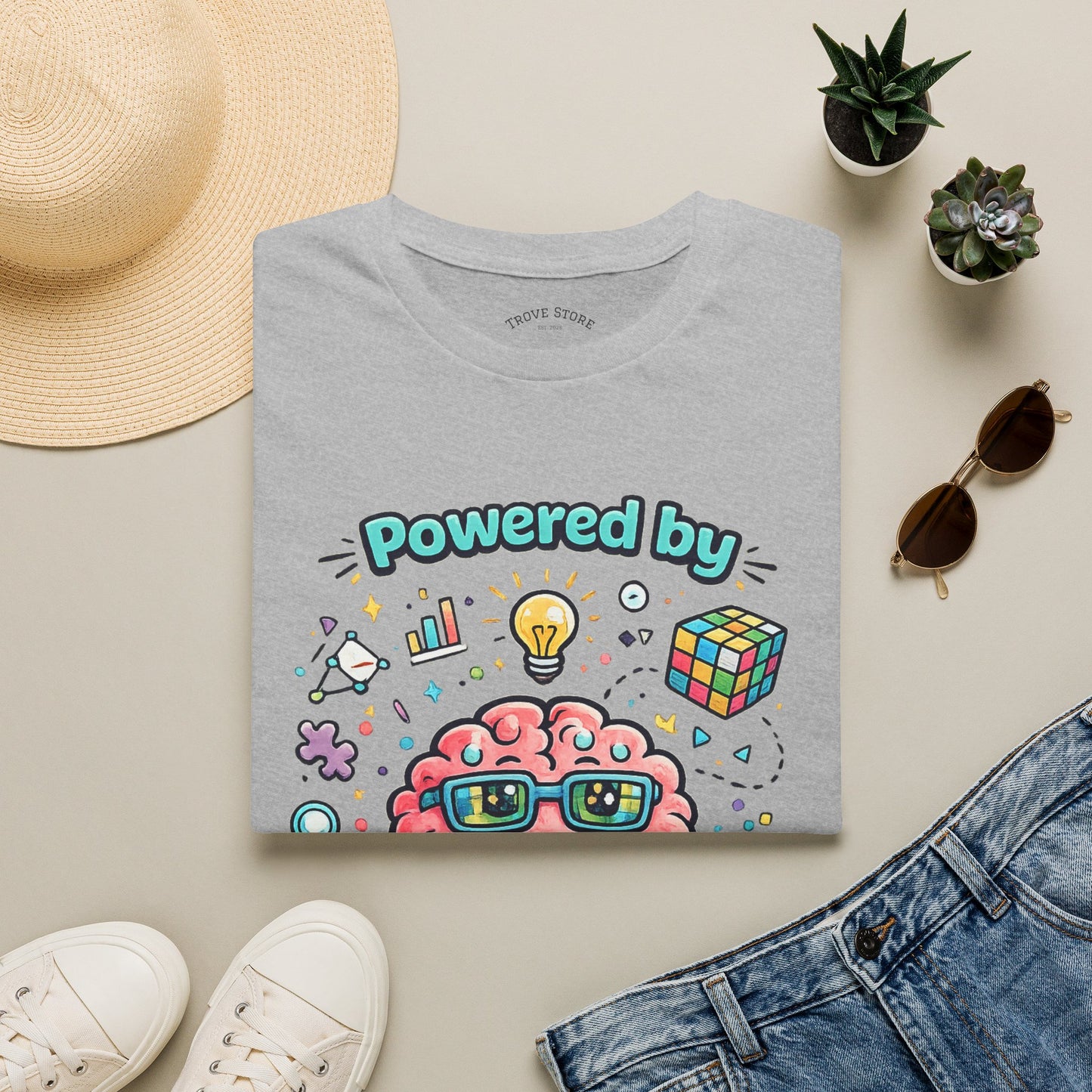 Pattern Recognition T-Shirt — "Autism Awareness" Brain Graphic Tee