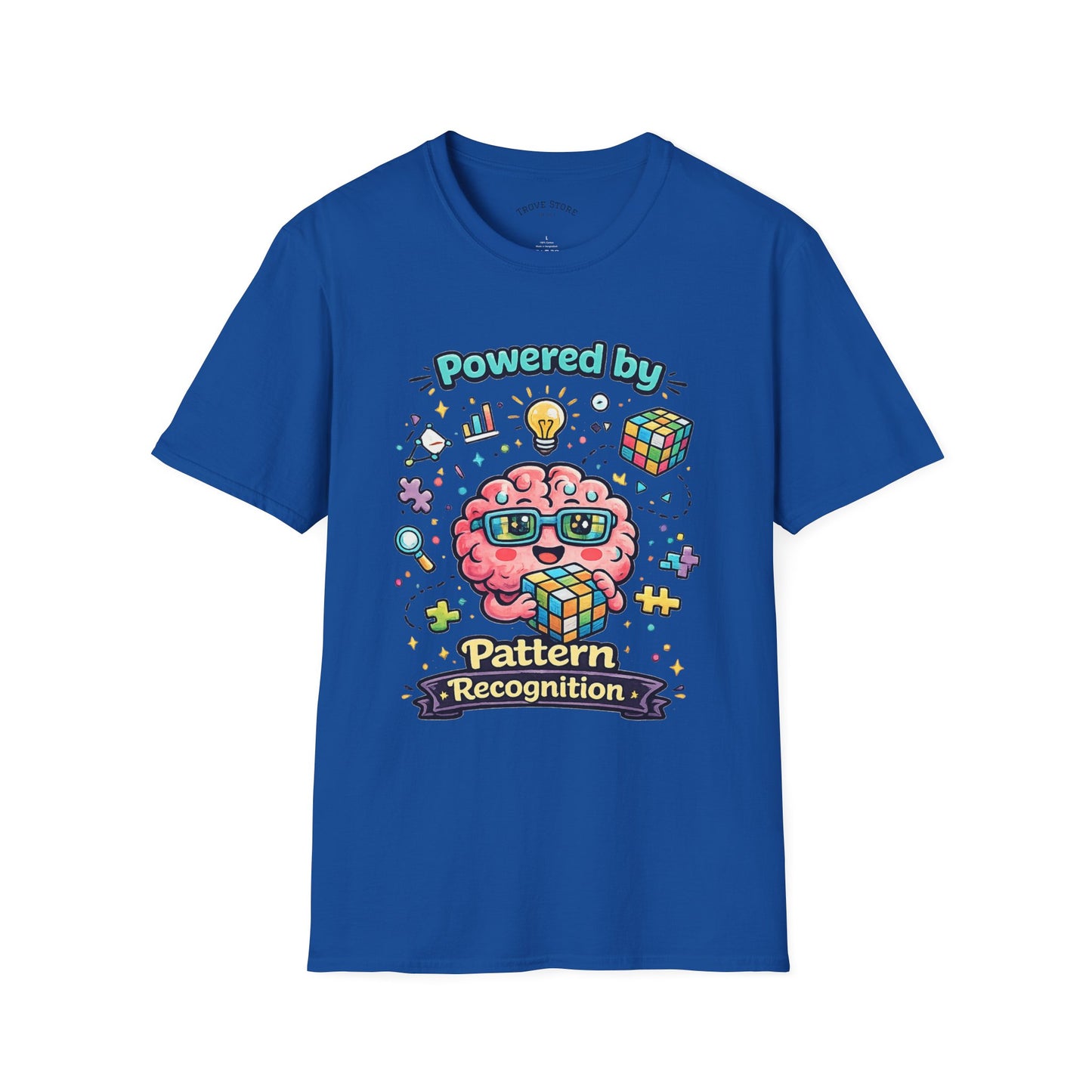 Pattern Recognition T-Shirt — "Autism Awareness" Brain Graphic Tee