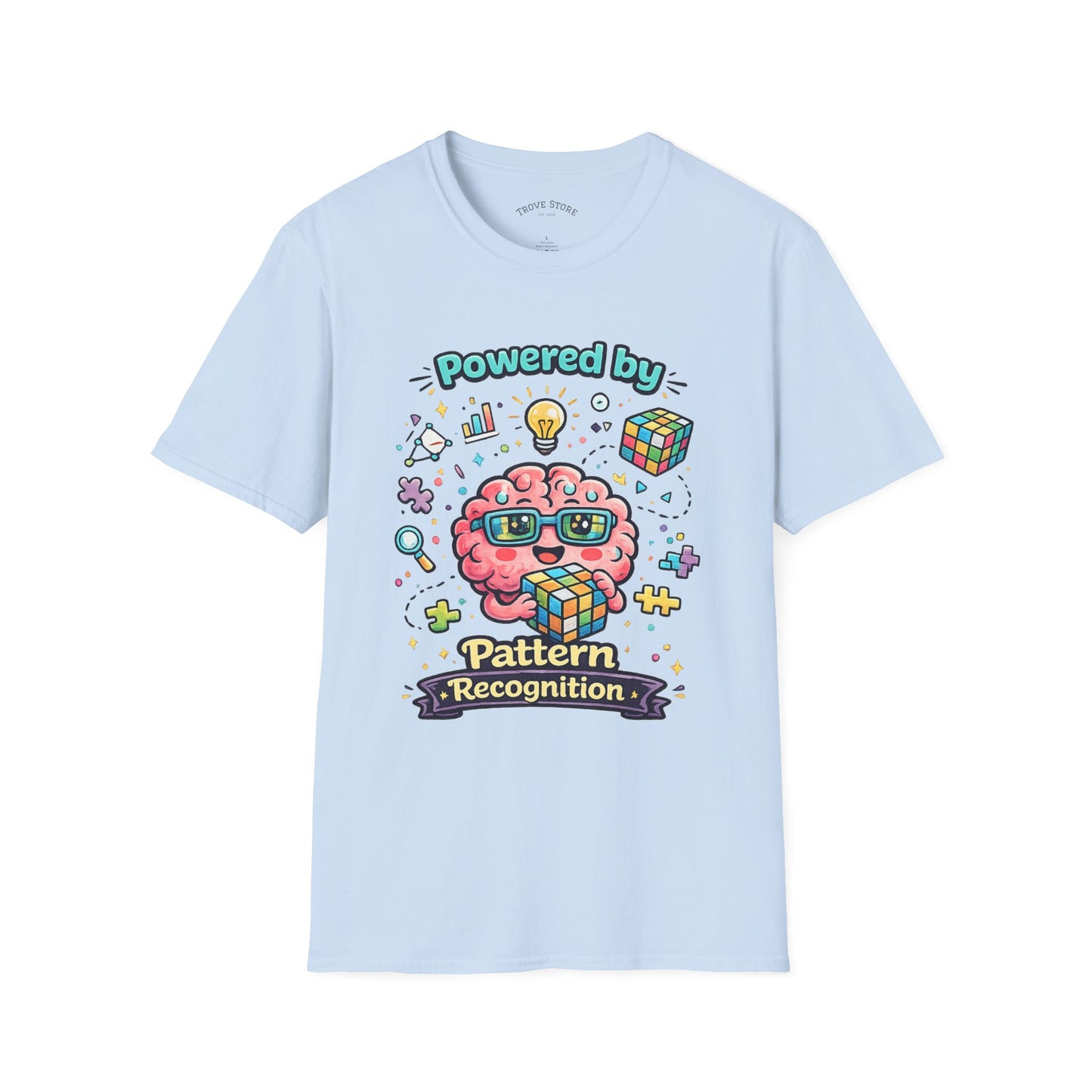 Pattern Recognition T-Shirt — "Autism Awareness" Brain Graphic Tee