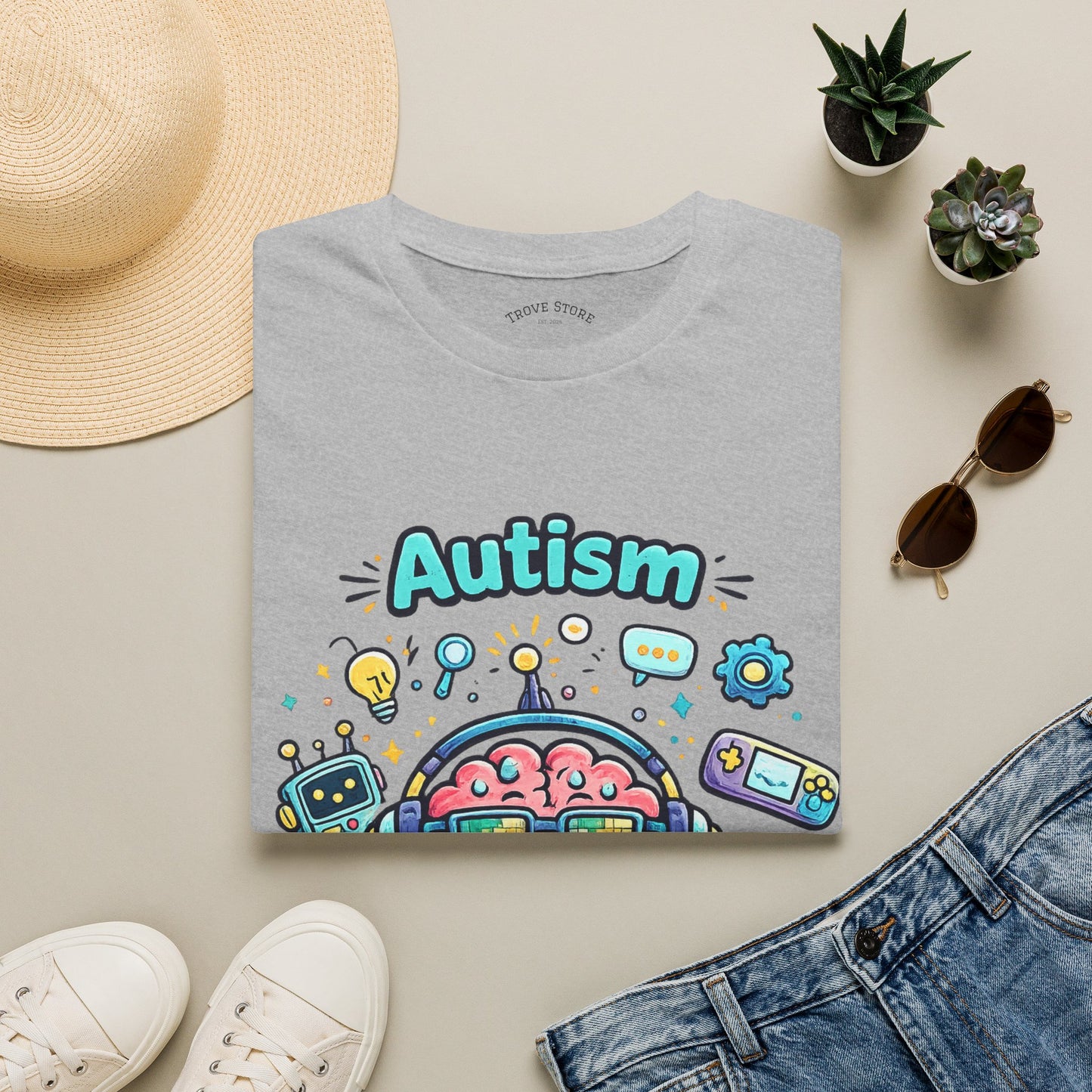 Autism 'Different Operating System' T-Shirt — Cute Brain Tech Design