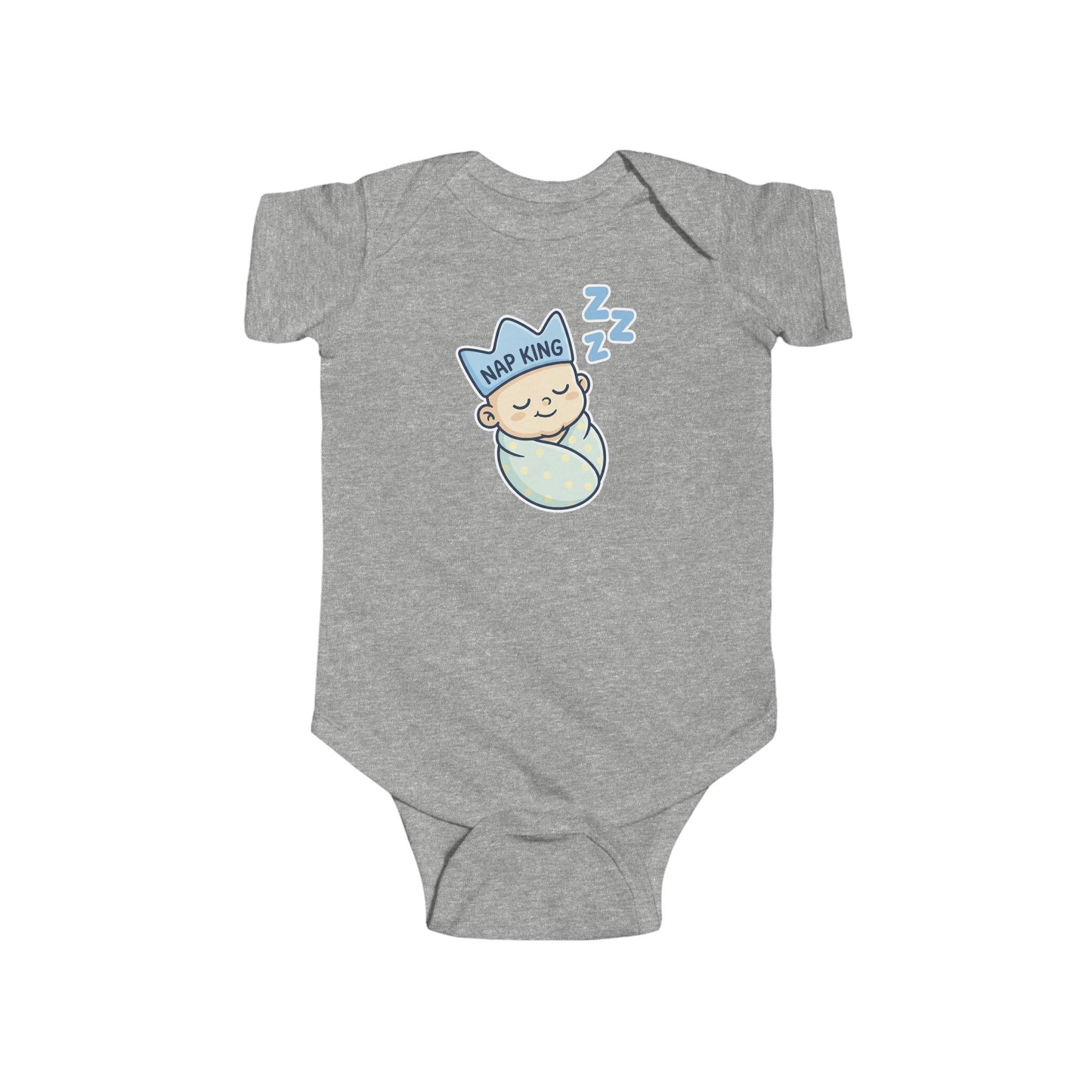 Nap King Baby Bodysuit – Cute Sleeping Infant Onesie