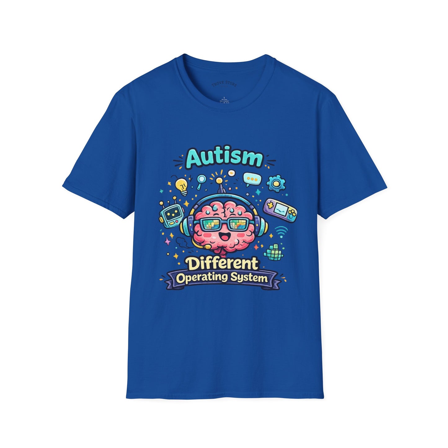 Autism 'Different Operating System' T-Shirt — Cute Brain Tech Design