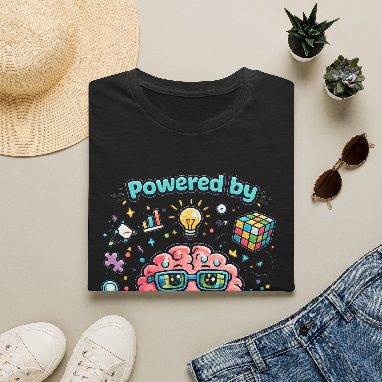 Pattern Recognition T-Shirt — "Autism Awareness" Brain Graphic Tee