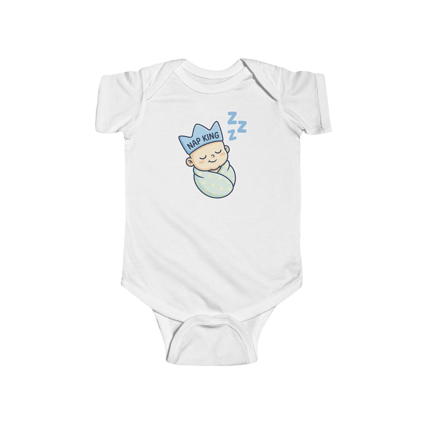 Nap King Baby Bodysuit – Cute Sleeping Infant Onesie