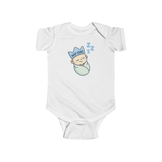 Nap King Baby Bodysuit – Cute Sleeping Infant Onesie