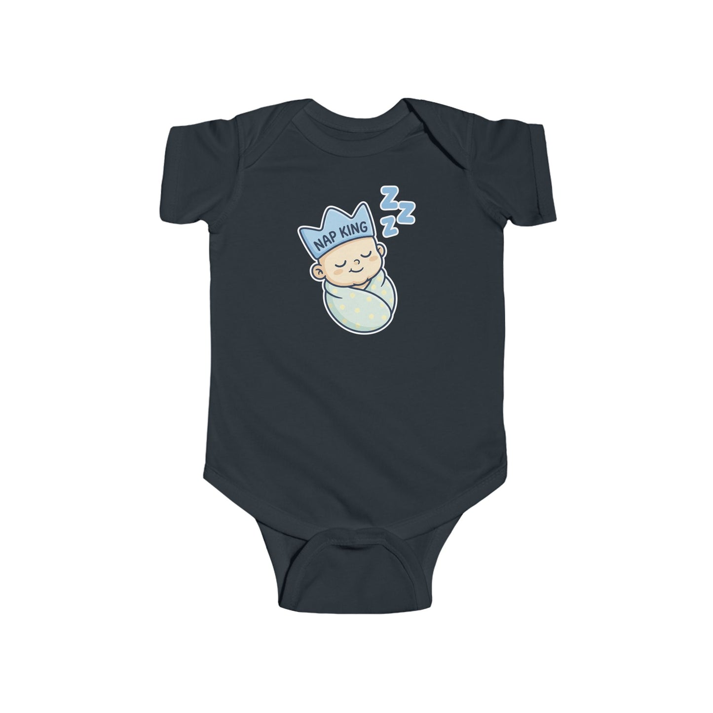 Nap King Baby Bodysuit – Cute Sleeping Infant Onesie