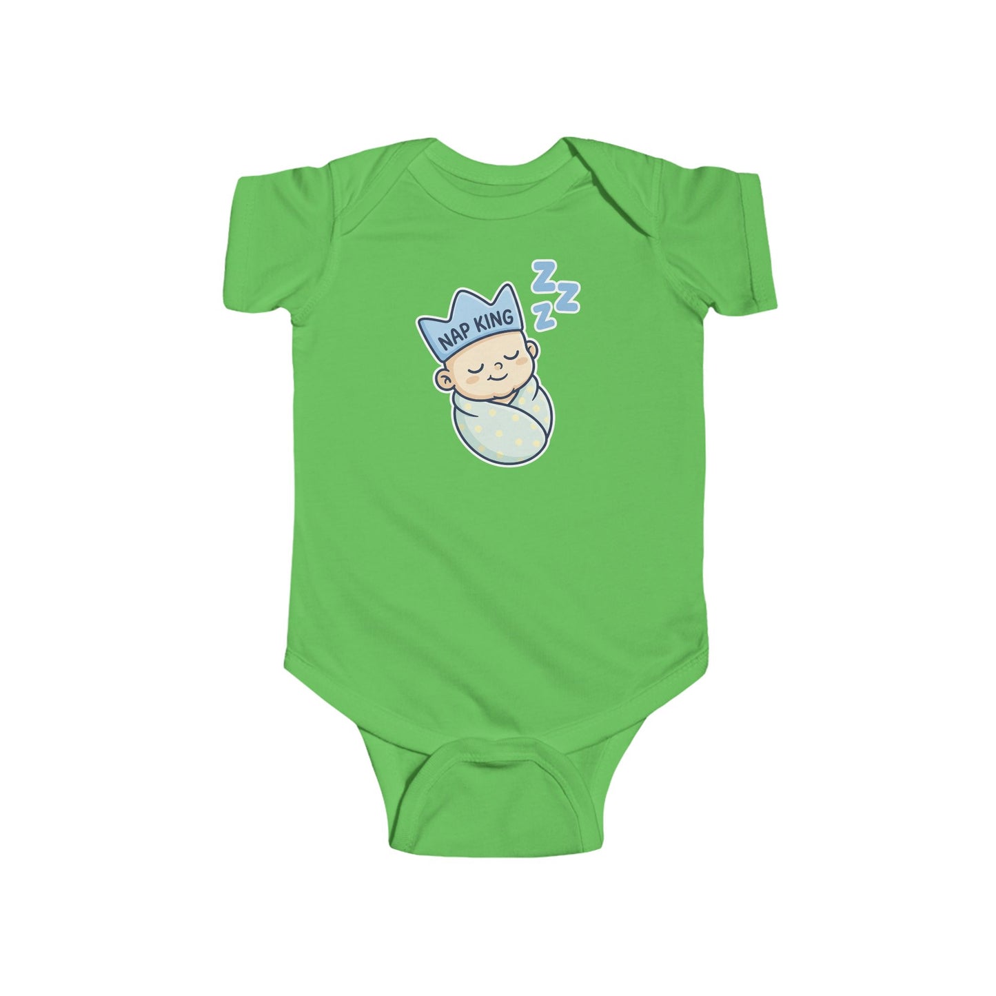 Nap King Baby Bodysuit – Cute Sleeping Infant Onesie