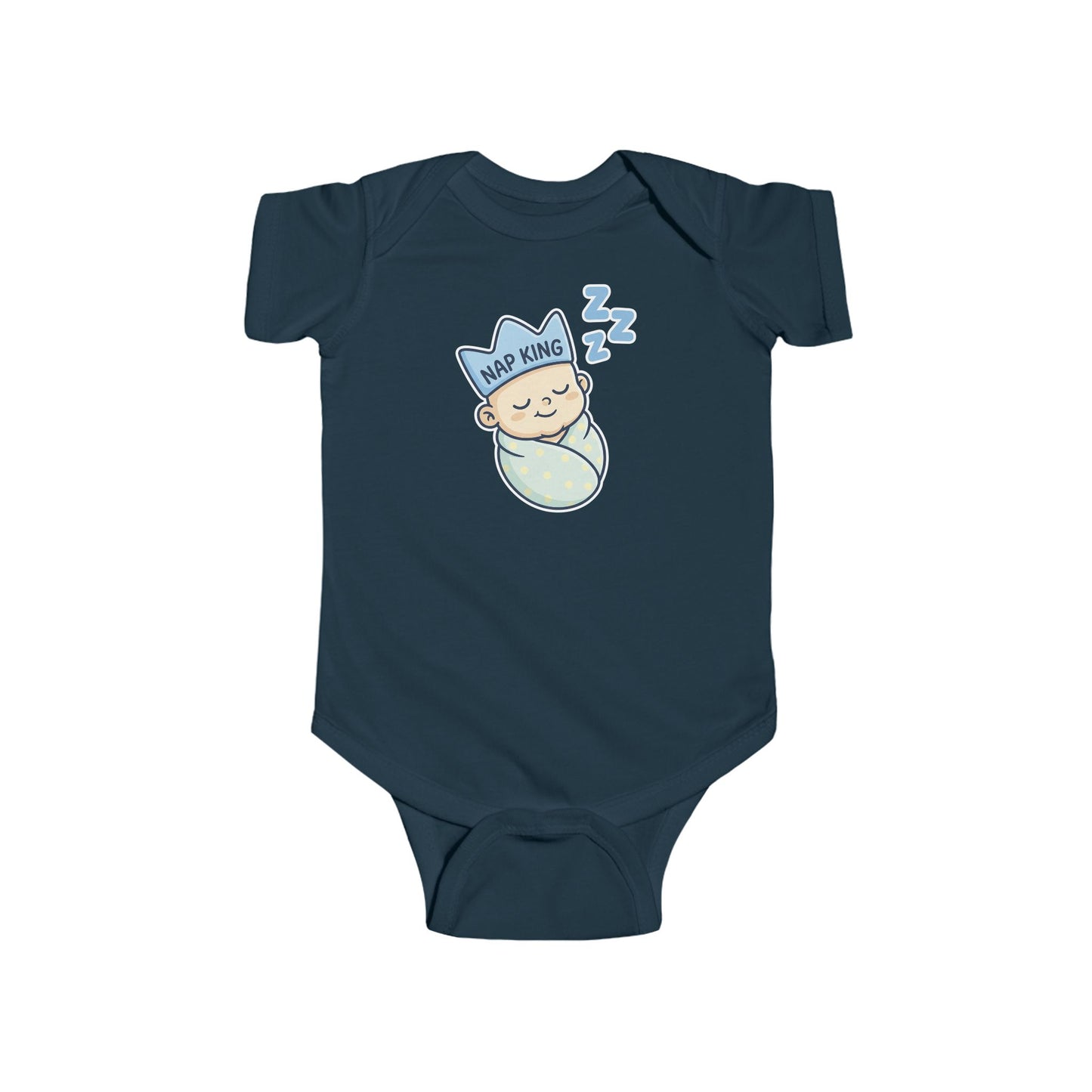 Nap King Baby Bodysuit – Cute Sleeping Infant Onesie