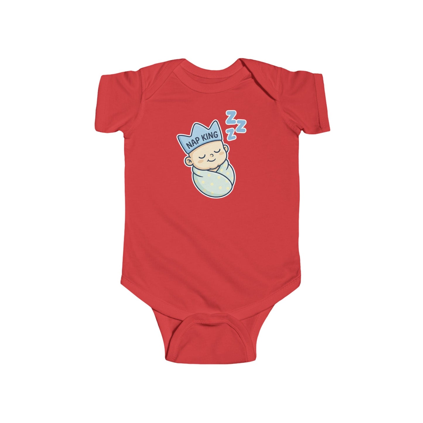 Nap King Baby Bodysuit – Cute Sleeping Infant Onesie