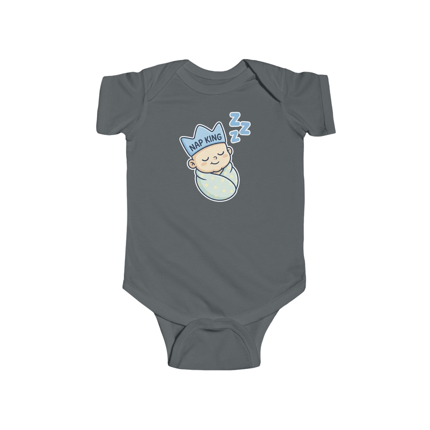 Nap King Baby Bodysuit – Cute Sleeping Infant Onesie
