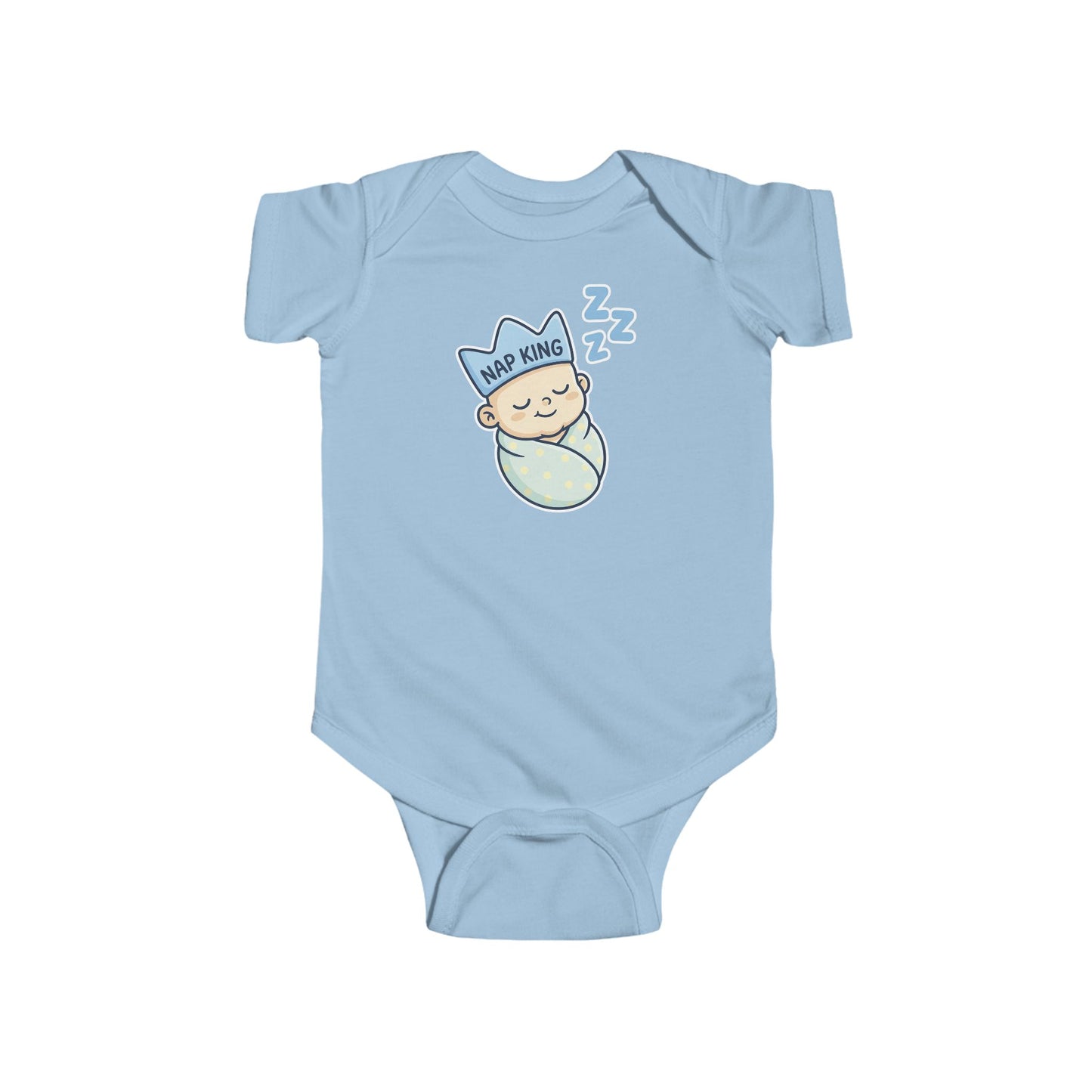 Nap King Baby Bodysuit – Cute Sleeping Infant Onesie