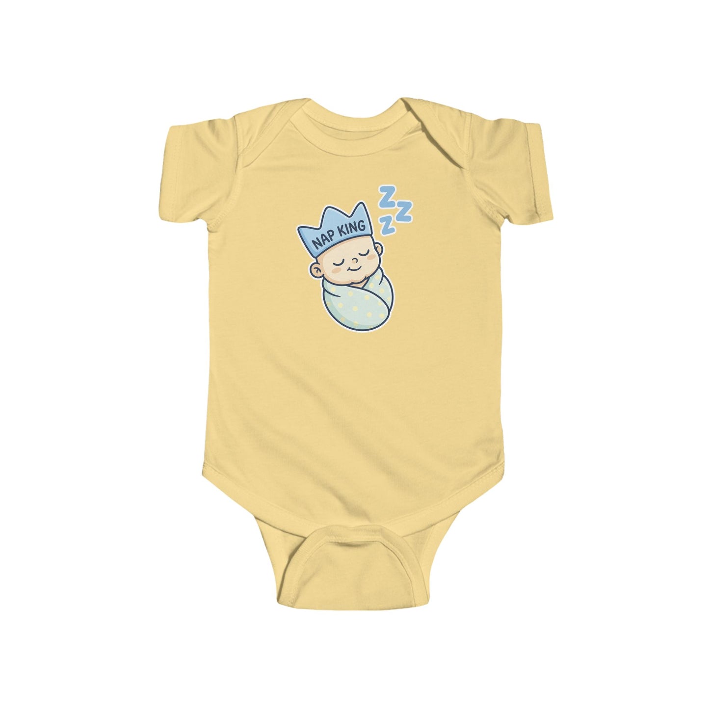 Nap King Baby Bodysuit – Cute Sleeping Infant Onesie
