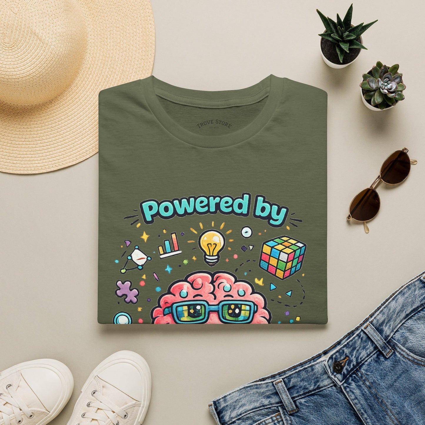 Pattern Recognition T-Shirt — "Autism Awareness" Brain Graphic Tee