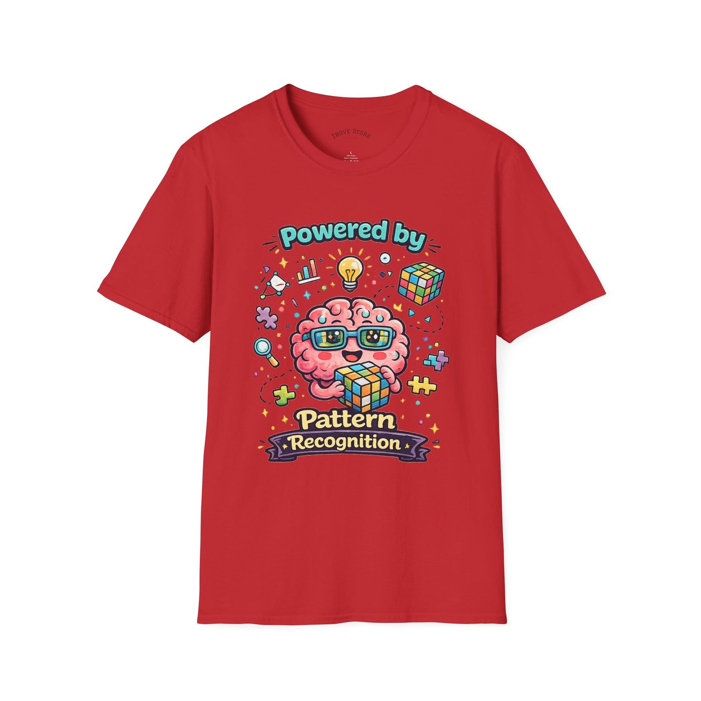 Pattern Recognition T-Shirt — "Autism Awareness" Brain Graphic Tee