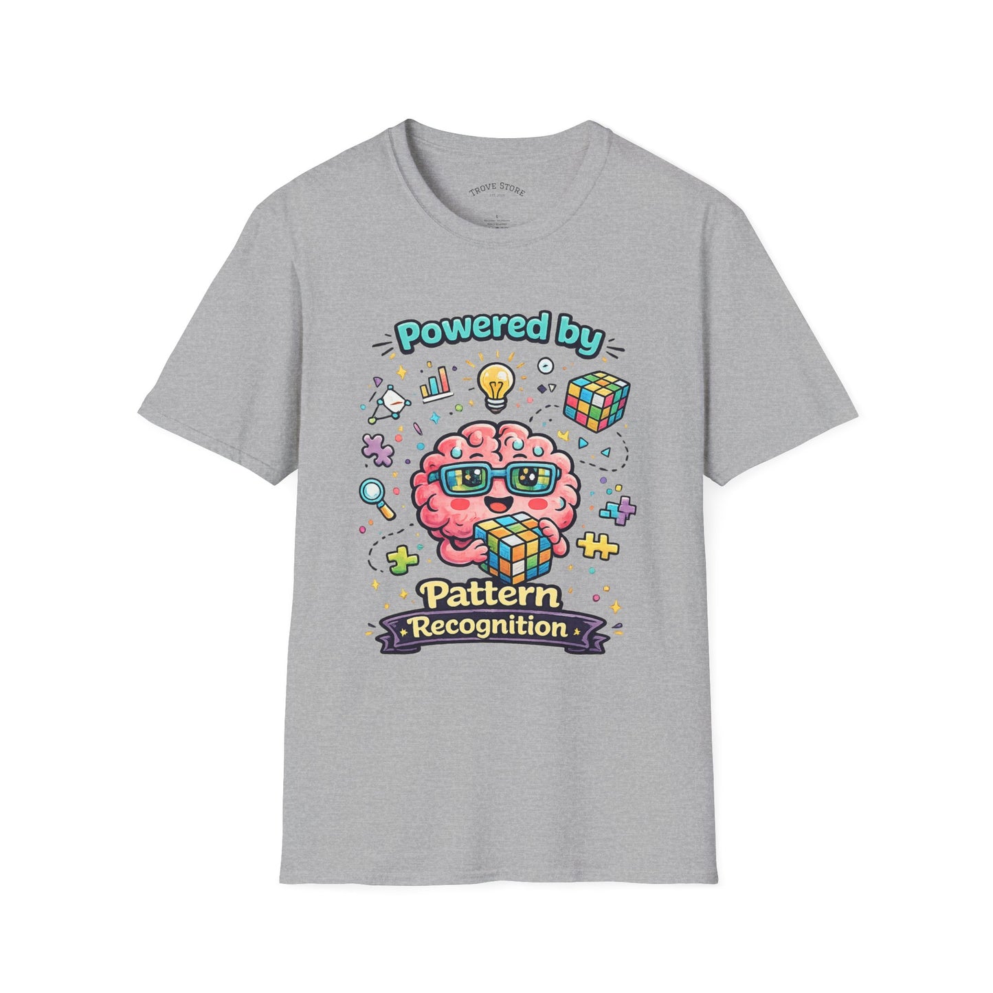 Pattern Recognition T-Shirt — "Autism Awareness" Brain Graphic Tee