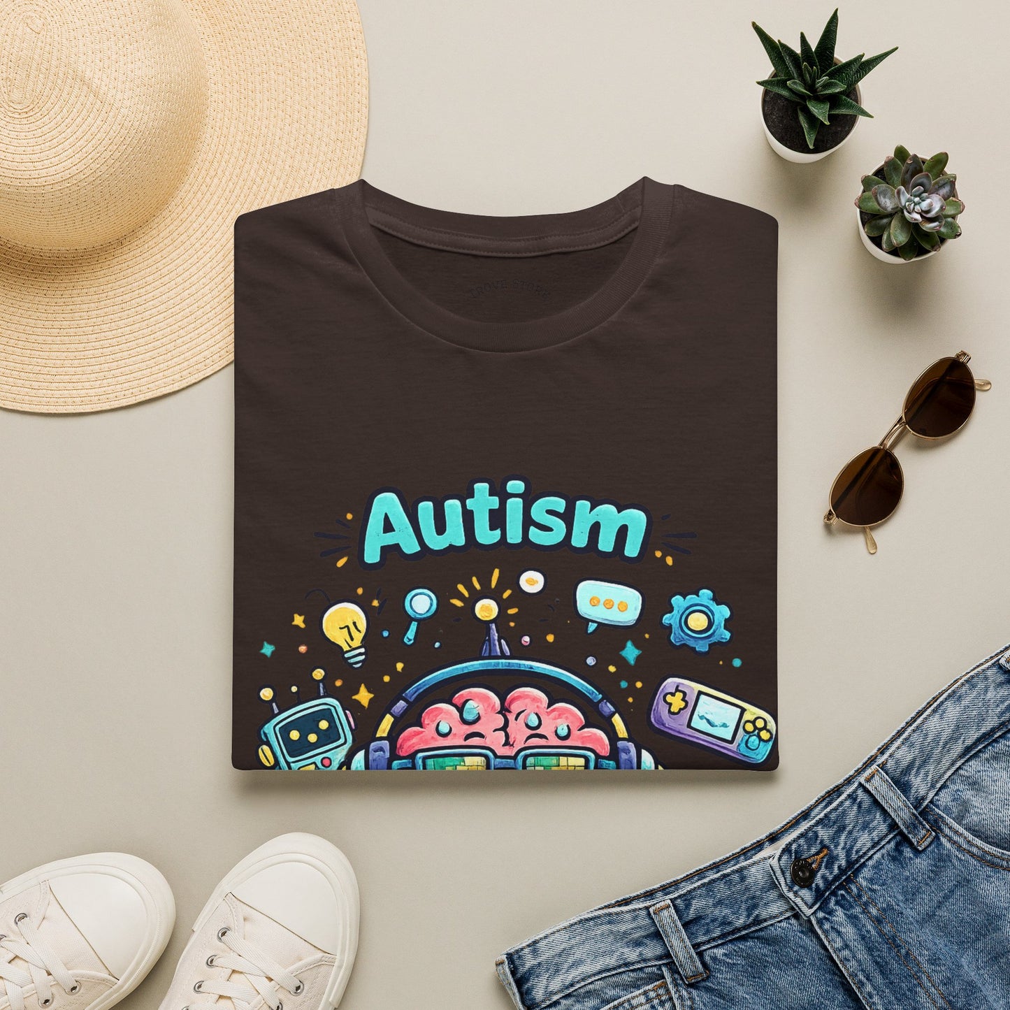 Autism 'Different Operating System' T-Shirt — Cute Brain Tech Design