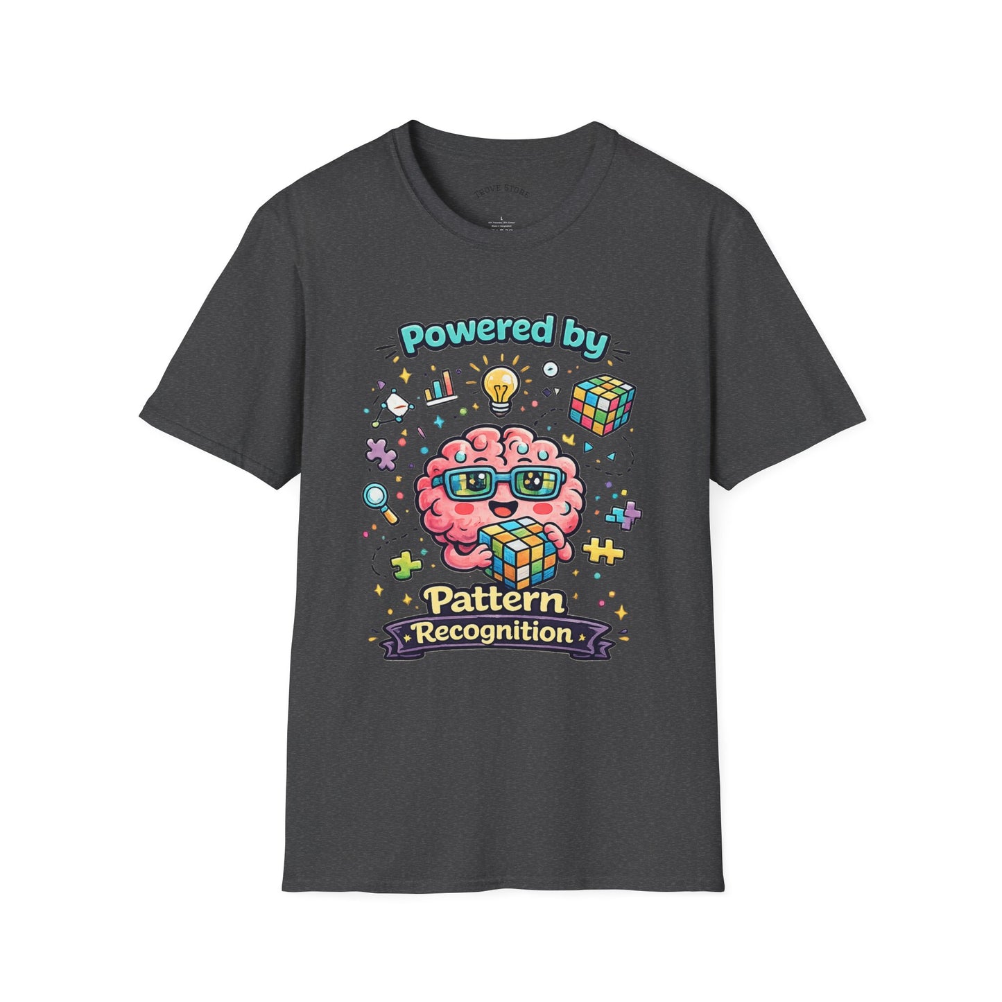Pattern Recognition T-Shirt — "Autism Awareness" Brain Graphic Tee