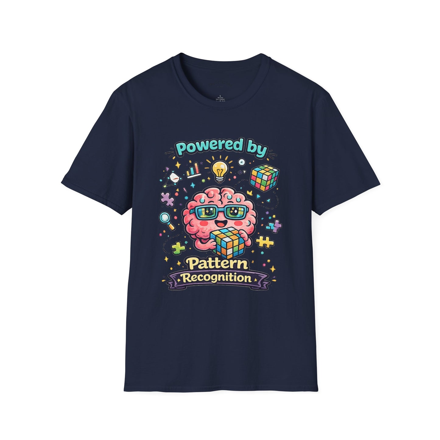 Pattern Recognition T-Shirt — "Autism Awareness" Brain Graphic Tee