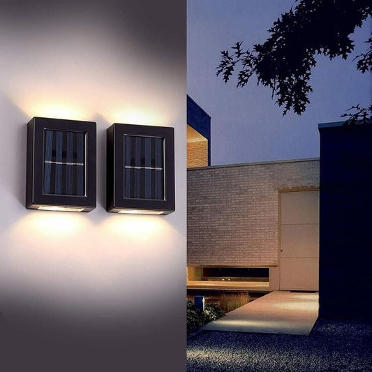 Solar Wall Light : Unique Up And Down Lights